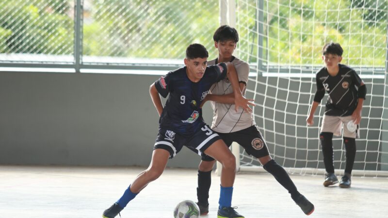 Seis jogos movimentam rodada do Campeonato Acreano de Futsal Sub-11 e Sub-15, neste sábado