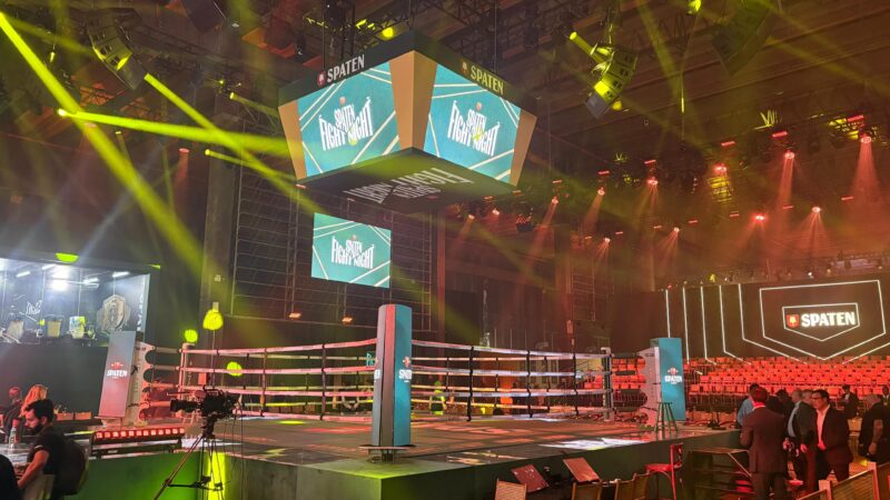 Combate transmite coletiva para anunciar card do Spaten Fight Night em agosto