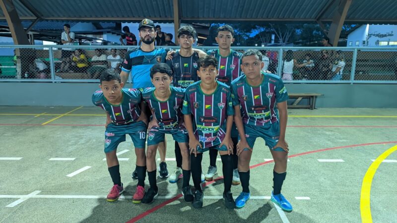 Fluminense da Bahia goleia e avança às quartas de final do Acreano de Futsal Sub-15; veja confrontos