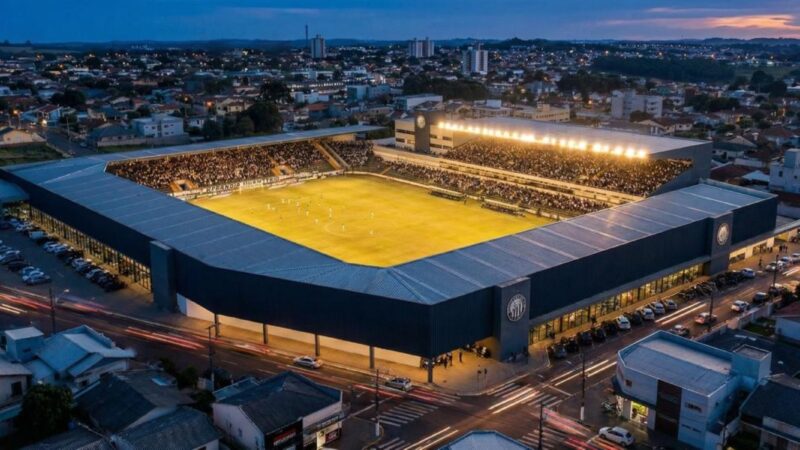 Operário-PR anuncia projeto para reforma do estádio com base em metas; veja imagens