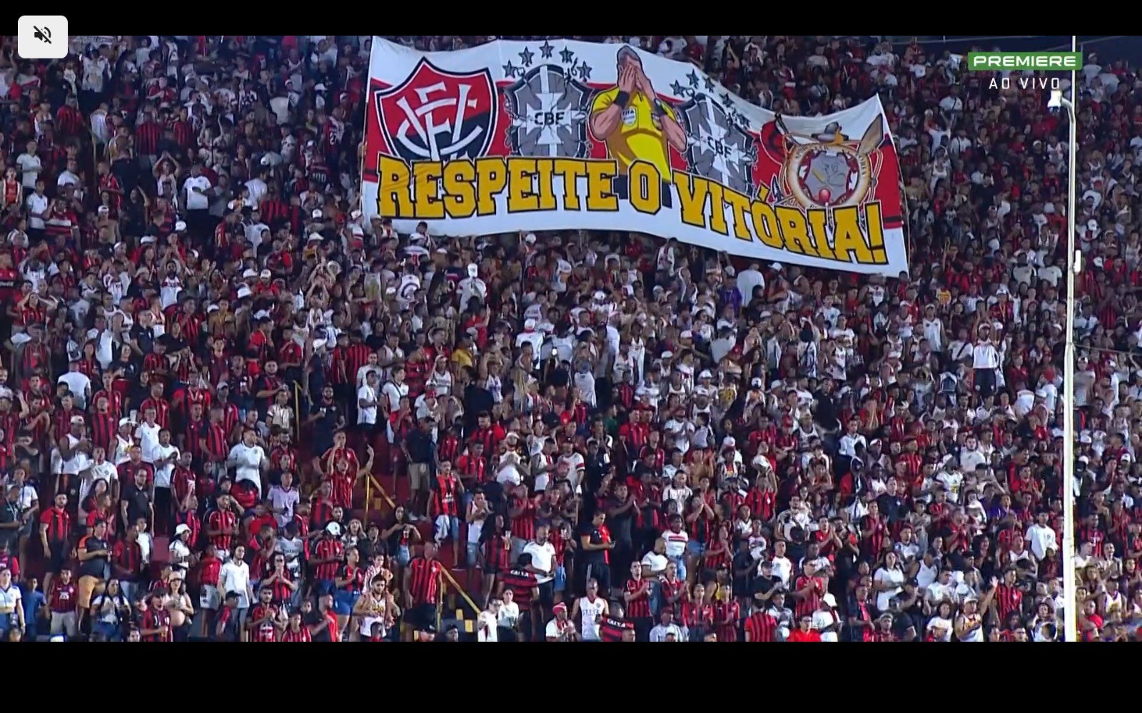 Vitória é punido pelo STJD por faixa e protesto da torcida contra a CBF no Barradão