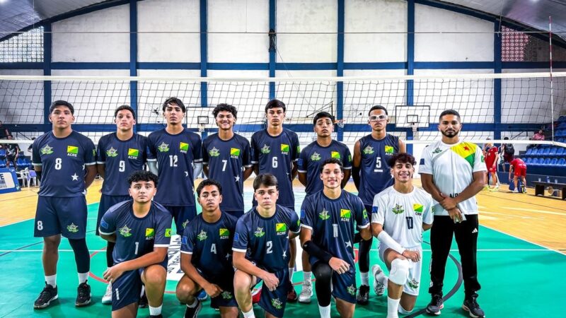 Acre inicia disputa dos JEB’s Sub-18 com três derrotas no vôlei masculino e feminino