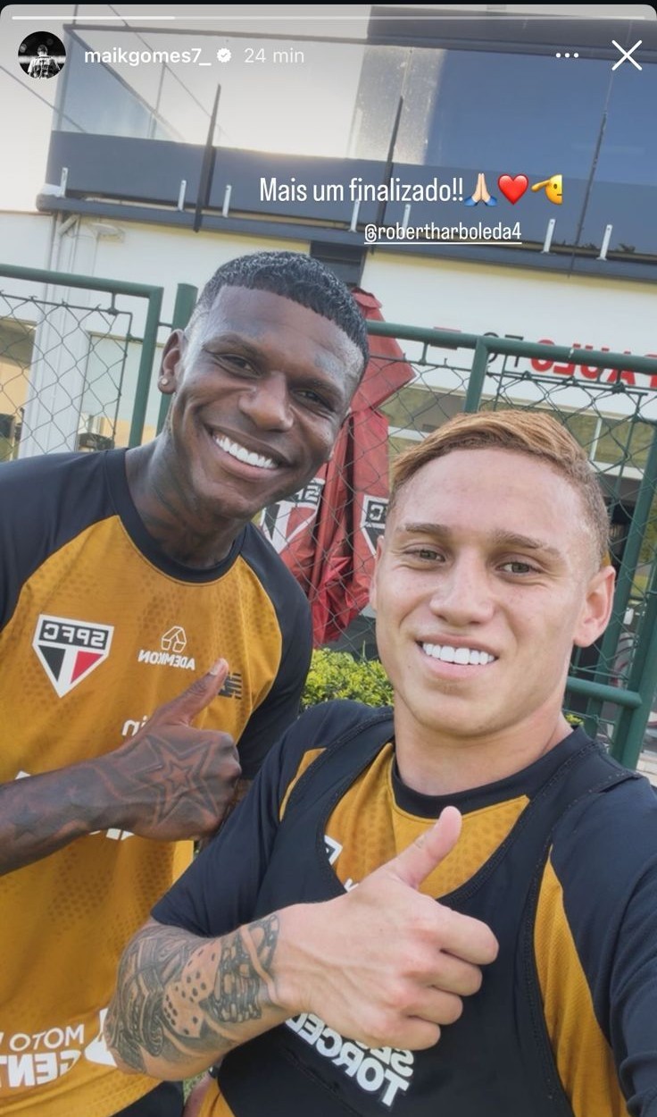 Roger explica Maik afastado e não descarta volta de Arboleda ao São Paulo: “Quem sabe pode ajudar”