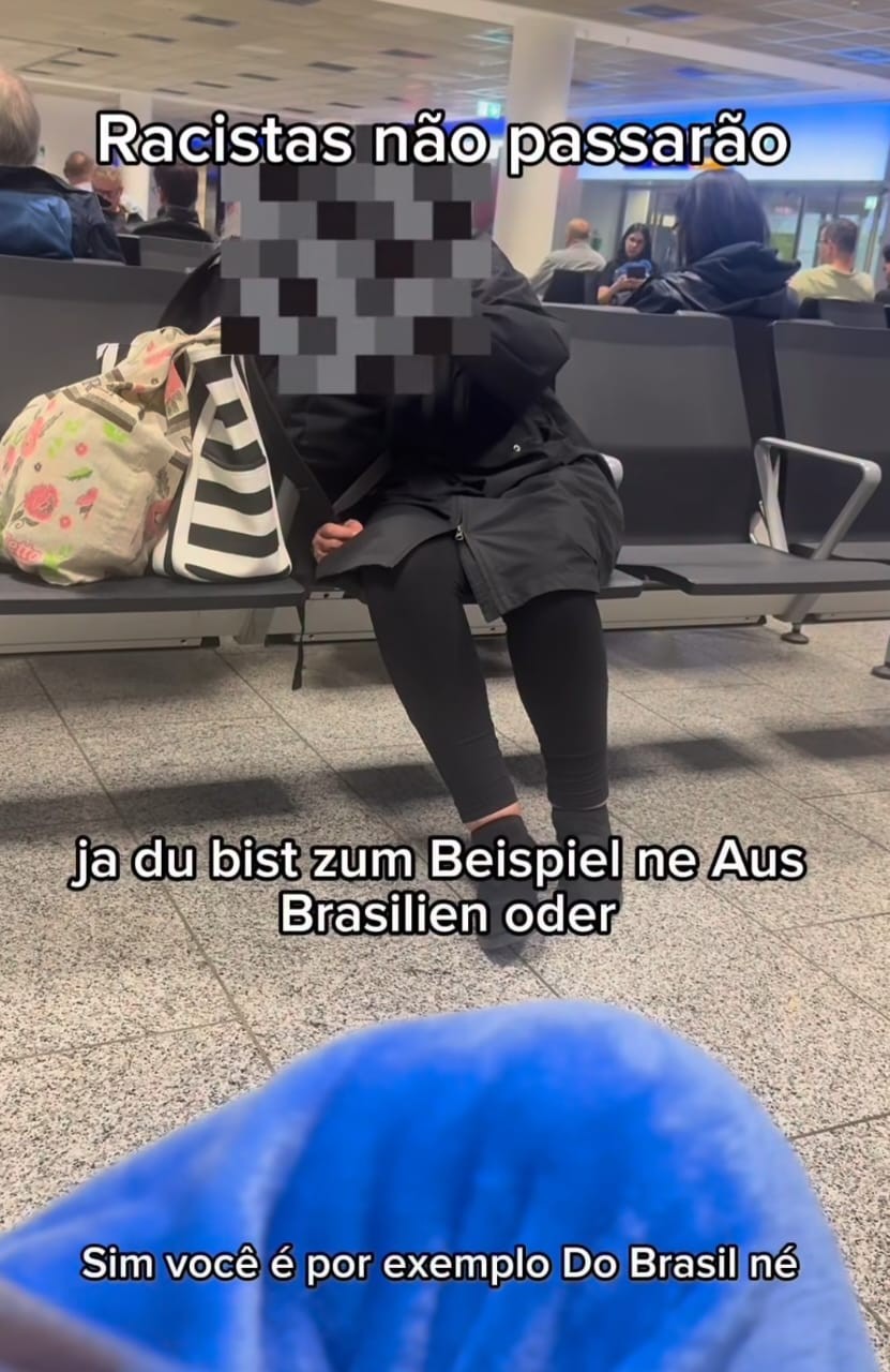 Brasileira é vítima de racismo em aeroporto da Alemanha; veja flagrante em VÍDEO