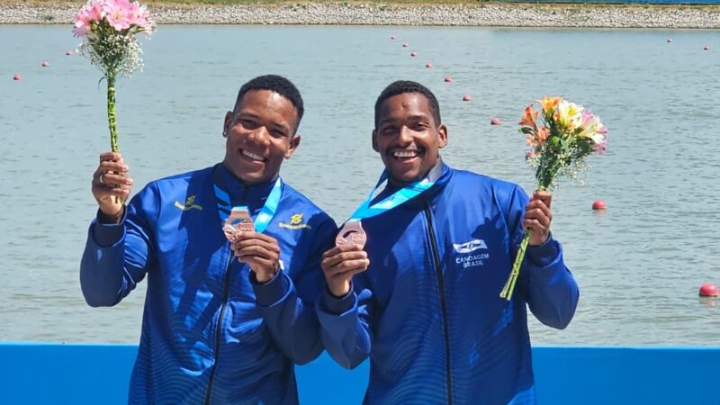 Dupla brasileira conquista bronze em etapa da Copa do Mundo de canoagem