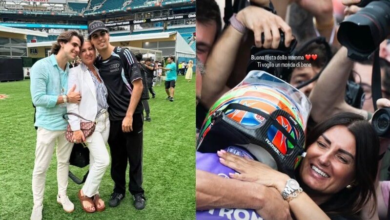 Gabriel Bortoleto e Kimi Antonelli homenageiam suas mães nas redes sociais