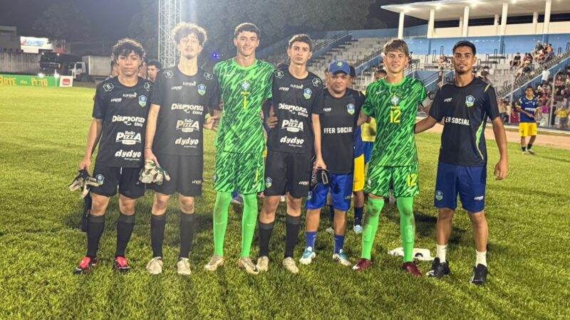 Goleiro de Rondônia chama atenção em duelo contra a Seleção Brasileira Sub-15