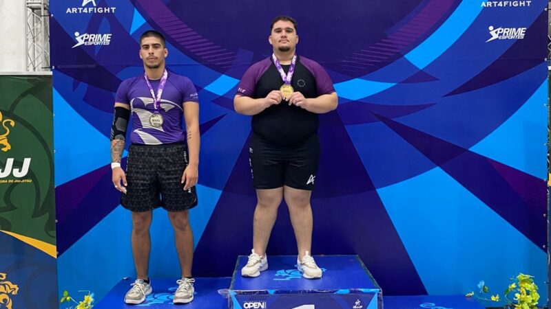 Acreanos faturam quatro medalhas no Open Internacional de jiu-jítsu, em Florianópolis