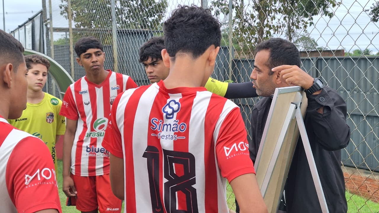 Com titulares definidos, técnico garante time preparado para 2ª fase da Copa do Brasil Sub-15