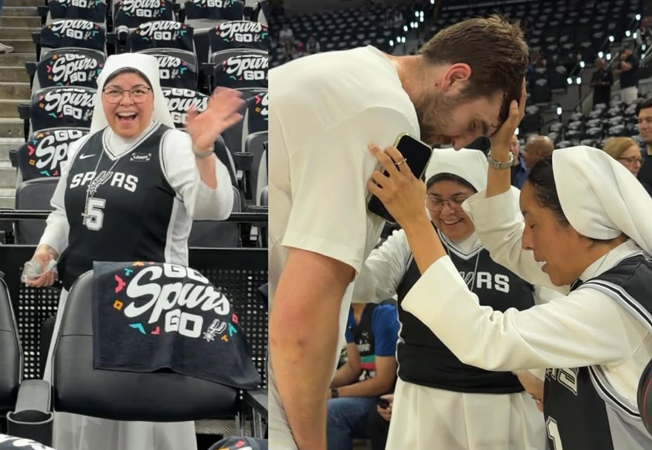Visita abençoada: grupo de freiras embala vitória dos Spurs sobre OKC no jogo 4 da final do Oeste
