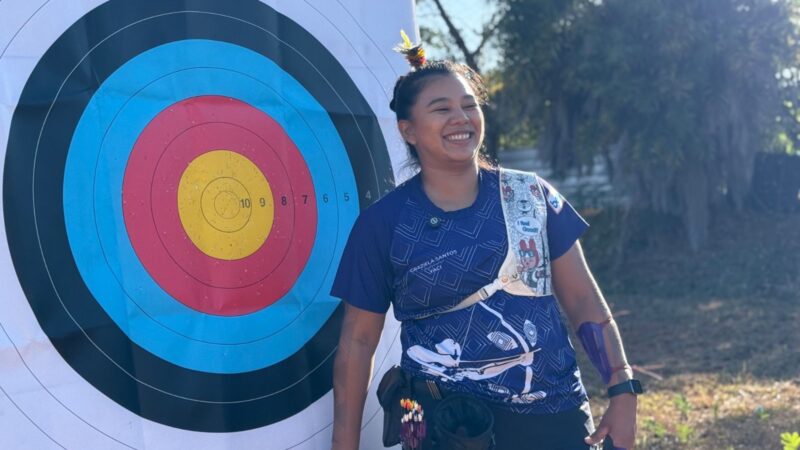 Arqueira indígena amazonense conquista ouro duplo no Grand Prix das Américas, no Chile