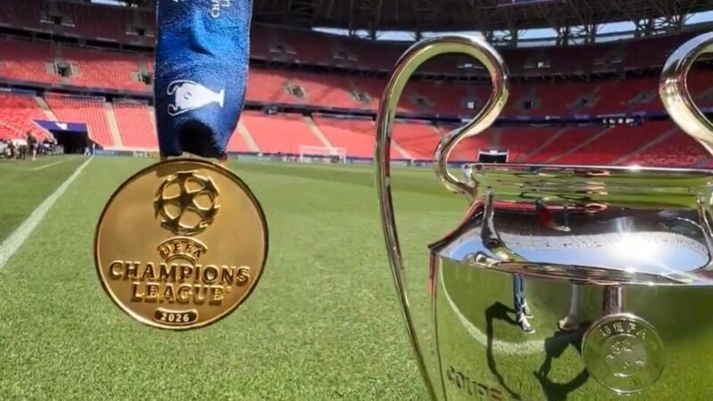 PSG x Arsenal: Uefa divulga medalha da final da Champions League 2025/26; veja imagens
