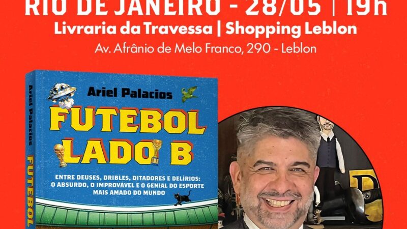 Ariel Palacios lança livro com histórias pouco conhecidas do futebol mundial