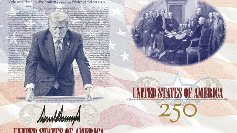 Trump publica imagem de passaporte comemorativo dos EUA com o próprio rosto