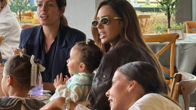 Esposa de Neymar, Bruna Biancardi leva filhas do craque para competição de hipismo no Rio