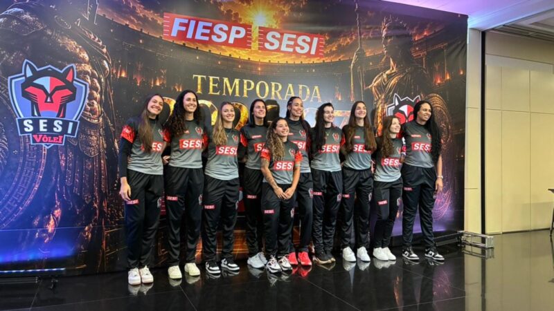 Sesi-Bauru apresenta elencos do masculino e feminino para a temporada 2026/27; veja fotos