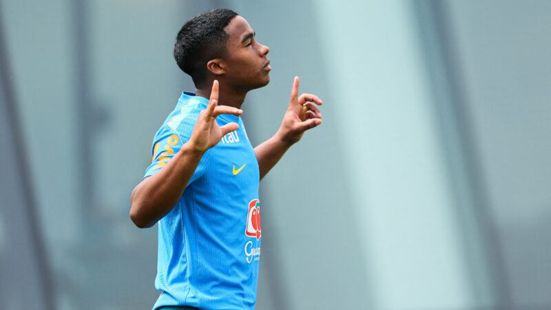 Fora da Copa por lesão, Militão rasga elogios a Endrick: “Tem estrela, e muita”