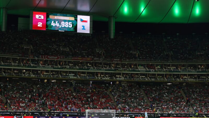 Quase lotado? Imagens geram dúvida sobre público em Coreia do Sul x República Tcheca