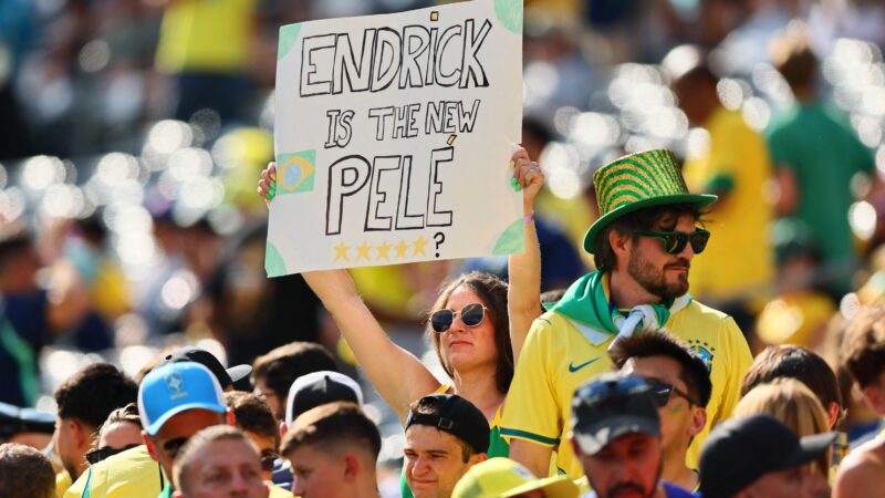 “O Brasil pede Endrick”: redes sociais clamam por atacante contra o Marrocos