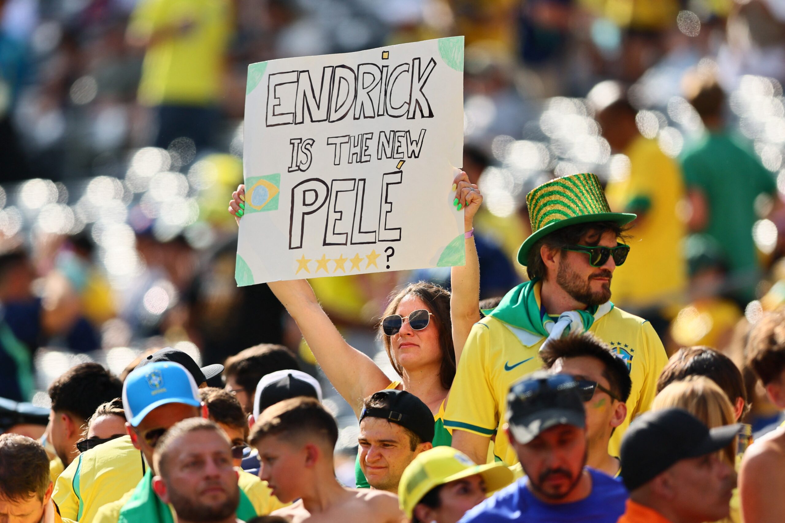 “O Brasil pede Endrick”: redes sociais clamam por atacante contra o Marrocos