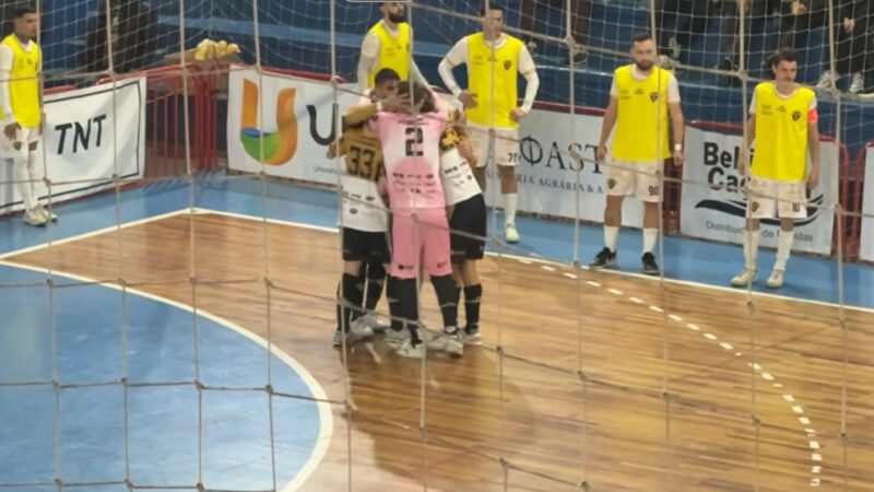 Caçador e Criciúma empatam pelo Catarinense Série Ouro de Futsal