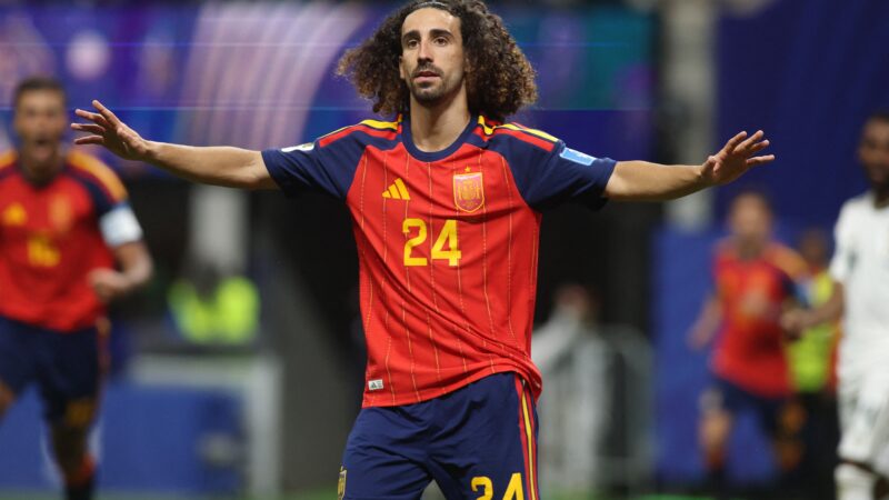 Cucurella diz que Vini Jr não vai precisar voltar para marcar no Real Madrid: “Faço o trabalho sujo por ele”