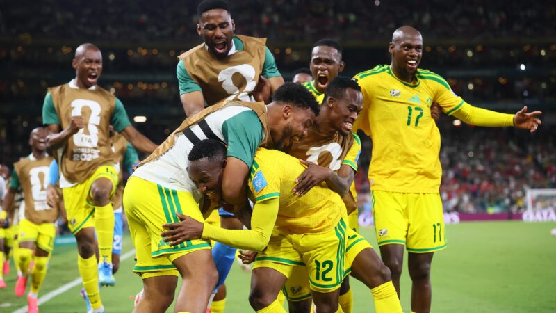 África do Sul faz história na Copa, e técnico celebra: “Esperamos cinco anos por isso”
