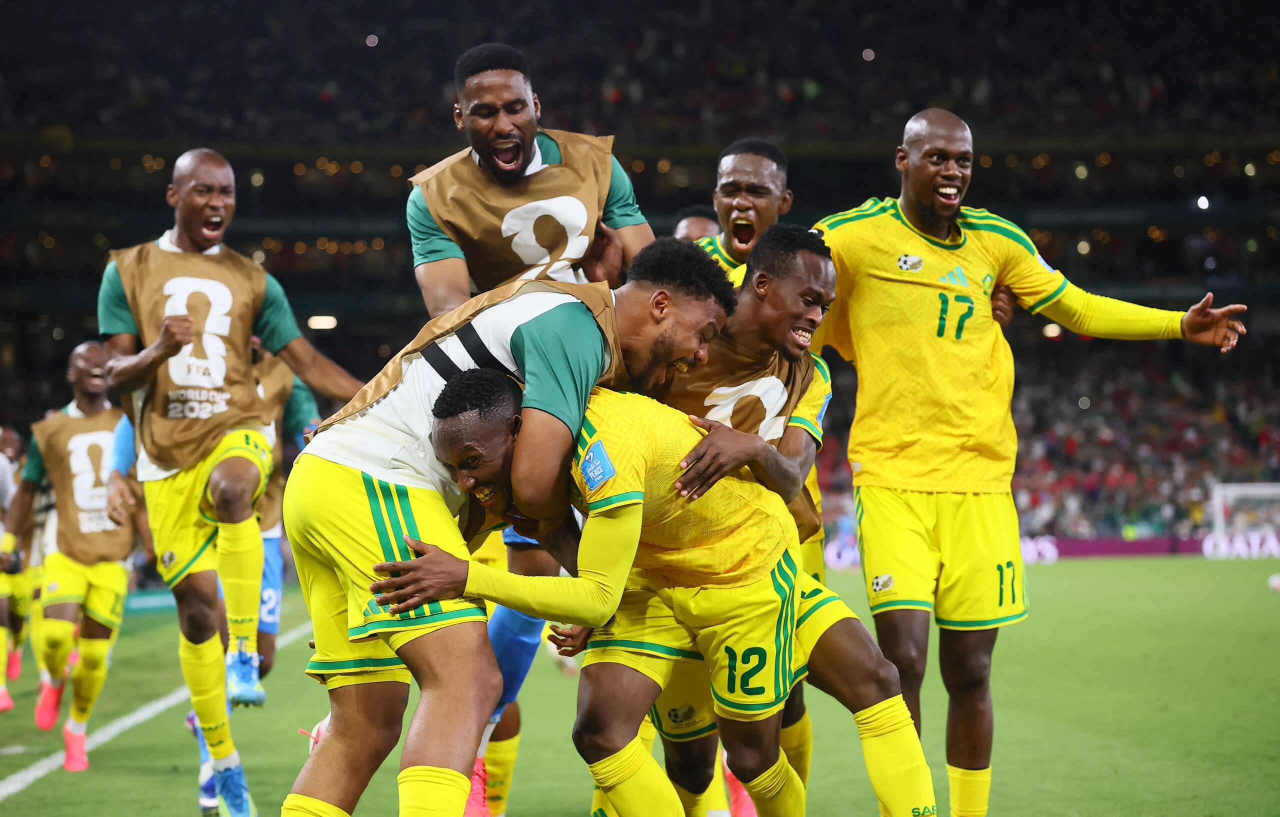 África do Sul faz história na Copa, e técnico celebra: “Esperamos cinco anos por isso”