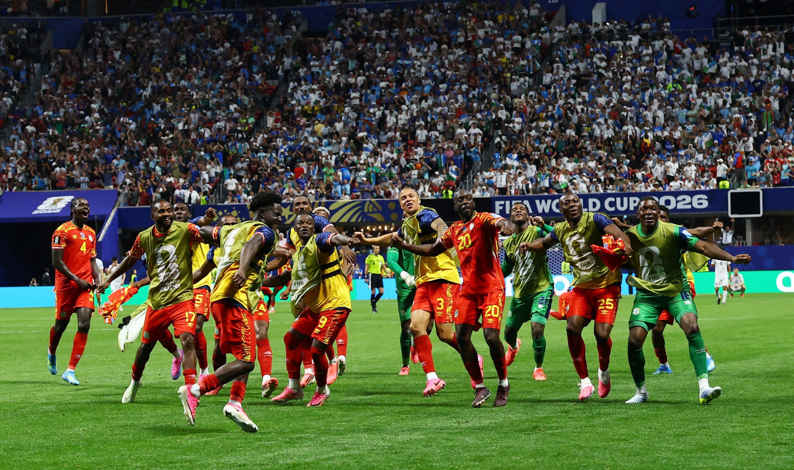 Torcedores do mundo todo celebram classificação do Congo nas redes: “Melhor jogo da Copa”