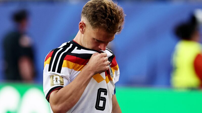 Kimmich lamenta desempenho insuficiente da Alemanha na Copa: “Talvez falte qualidade”