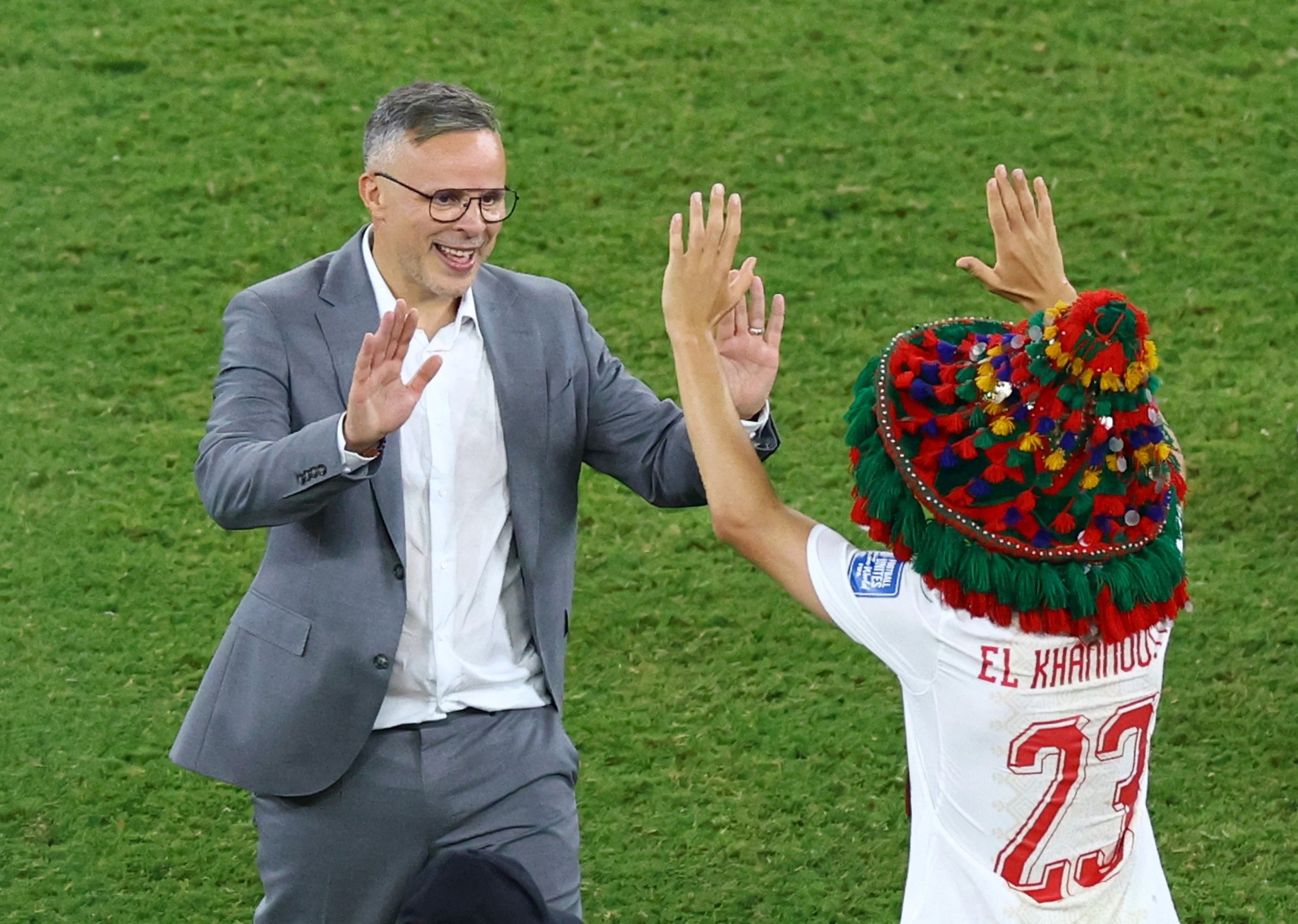 Técnico do Marrocos comemora classificação sobre a Holanda: “Dominamos completamente”