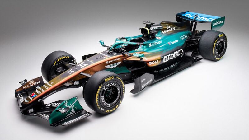 Aston Martin apresenta pintura iridescente para o GP de Mônaco da F1