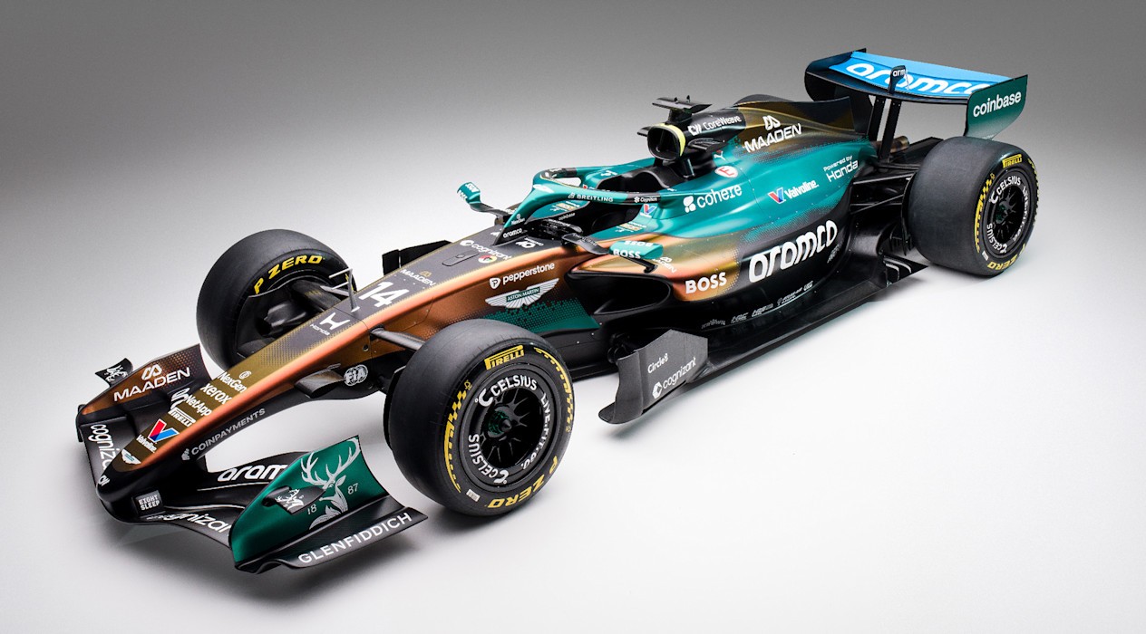 Aston Martin apresenta pintura iridescente para o GP de Mônaco da F1