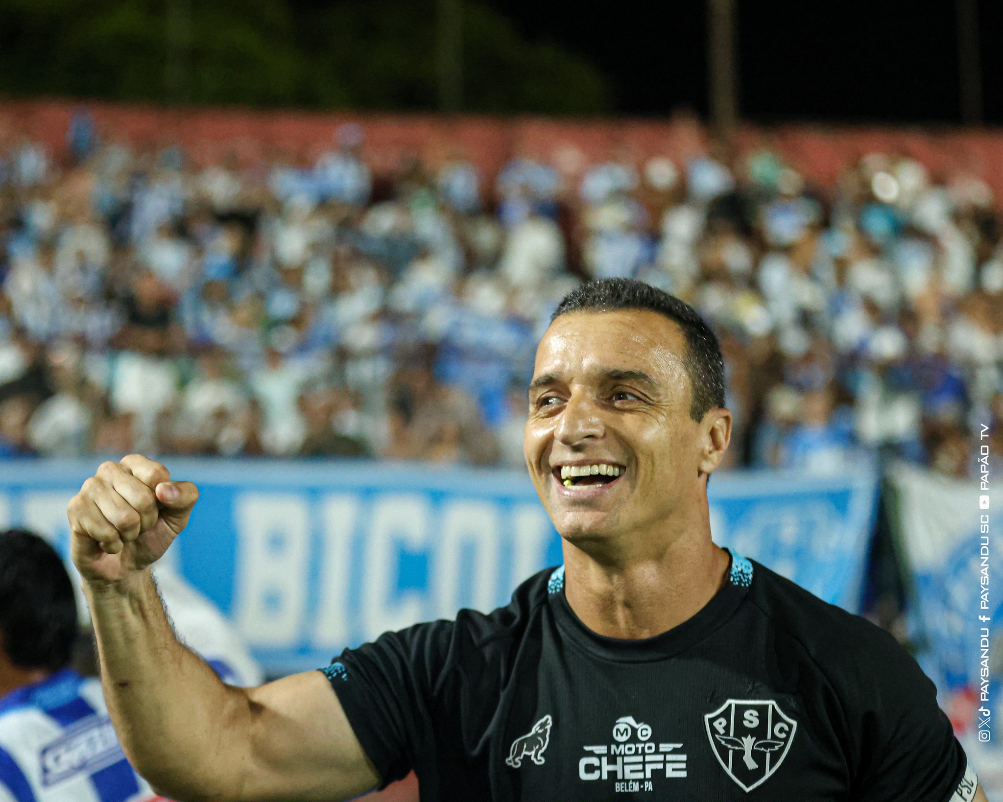 Júnior Rocha elogia volume ofensivo do Paysandu em vitória, e define meta de pontos