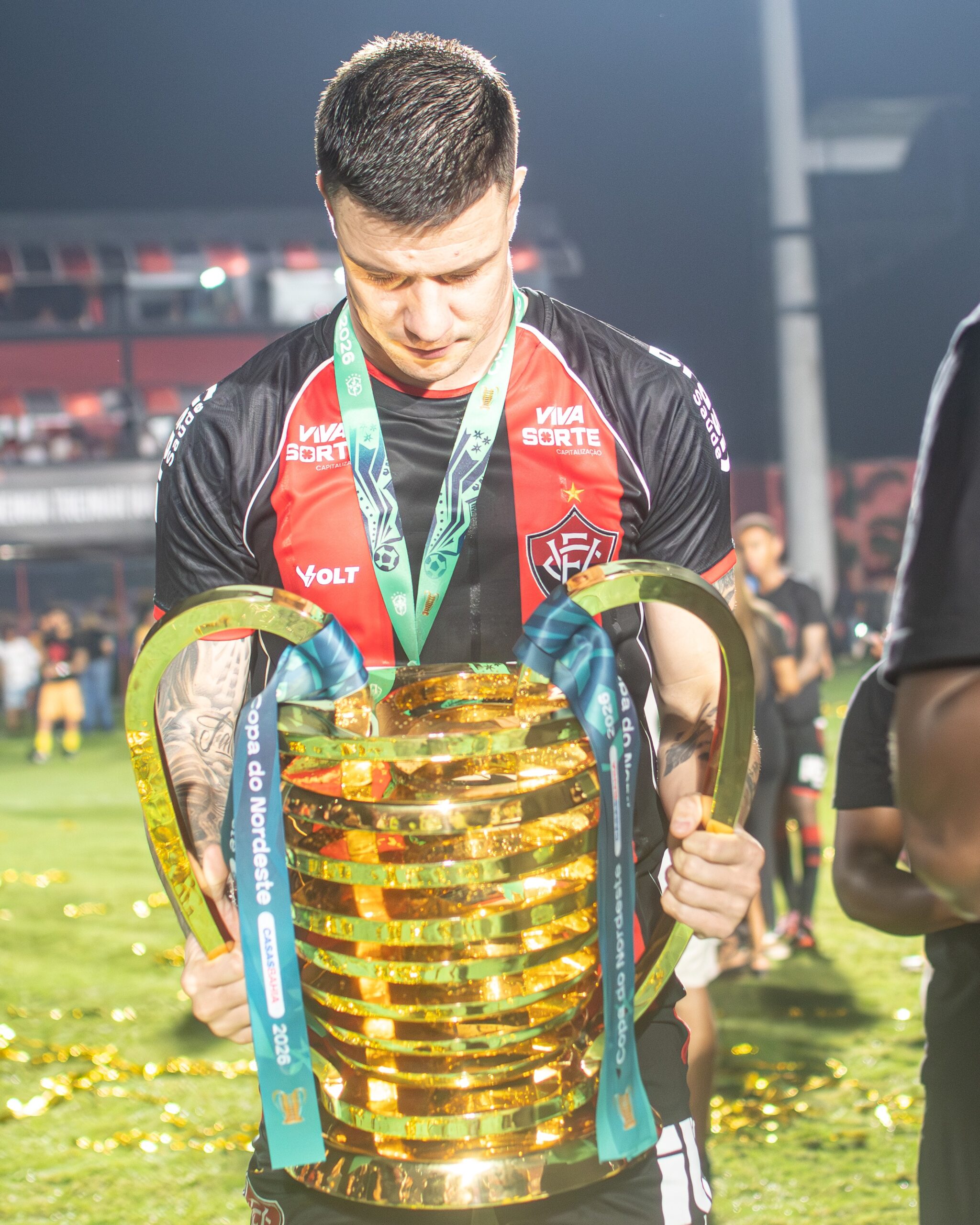 Artilheiro da Copa do Nordeste, Renato Kayzer faz do Vitória o time pelo qual mais marcou gols