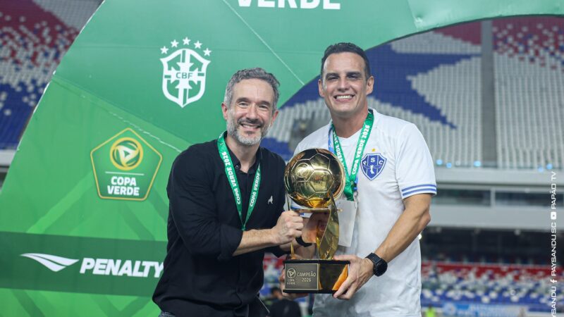 “Brasil que lute para ser hexa, o Paysandu já é”, brinca presidente depois de título da Copa Verde