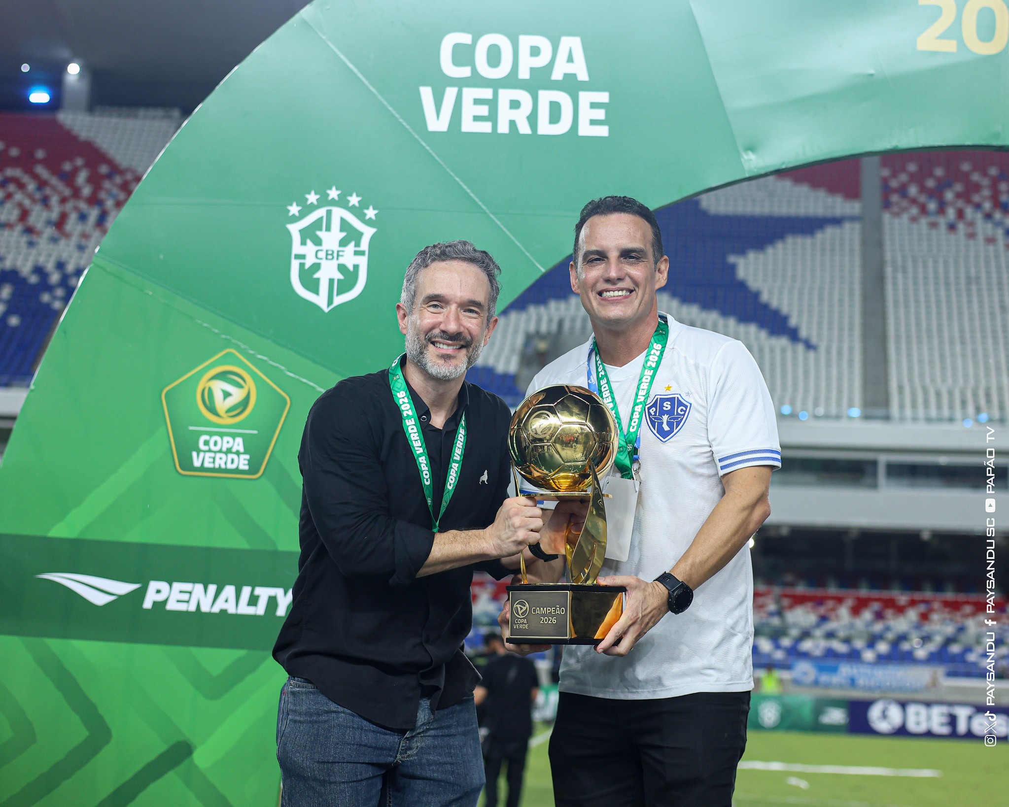 “Brasil que lute para ser hexa, o Paysandu já é”, brinca presidente depois de título da Copa Verde