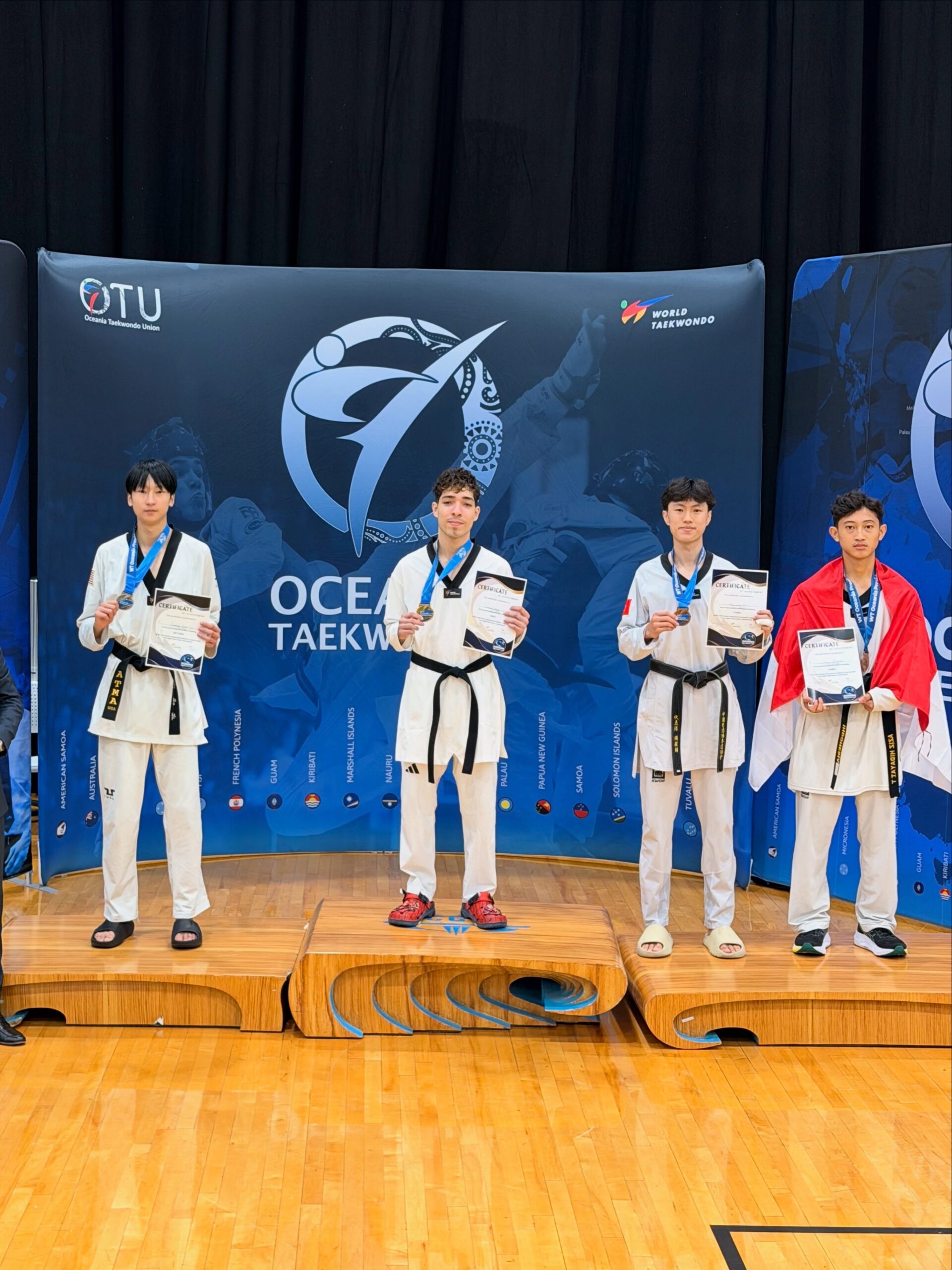 Taekwondista de Santos conquista ouro na President’s Cup da Oceania