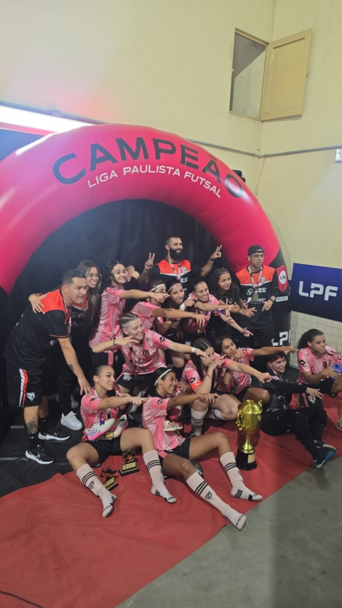 Desportivo Mogiano vence o Taboão e leva o título da Copa da LPF Mulheres Sub-17
