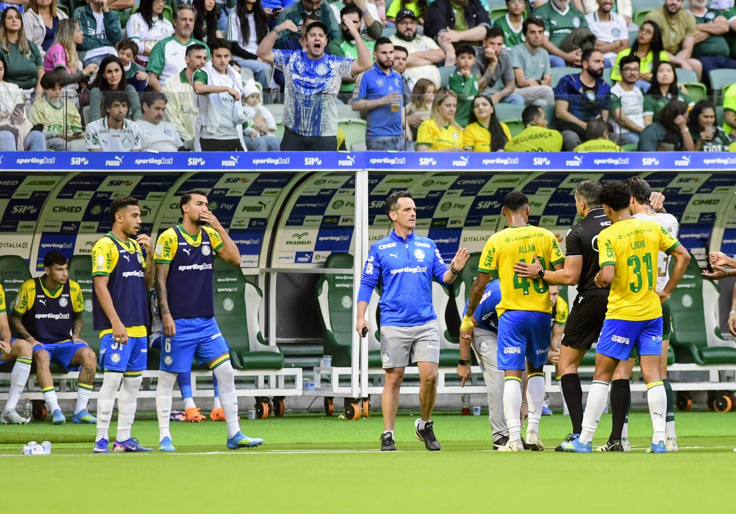 STJD suspende Allan, do Palmeiras, por expulsão contra a Chapecoense