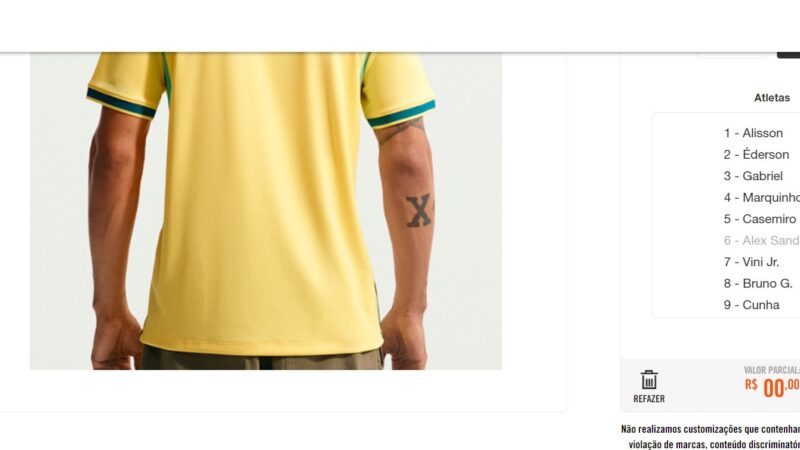 Nem Vini Jr., nem Neymar: trio da Seleção esgota camisas na loja oficial; veja os nomes