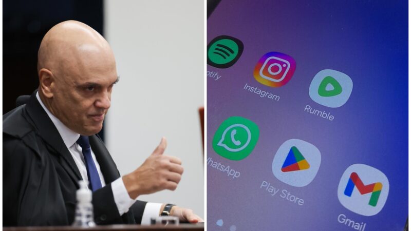 Rumble e Trump Media pedem à Justiça dos EUA julgamento de Moraes à revelia