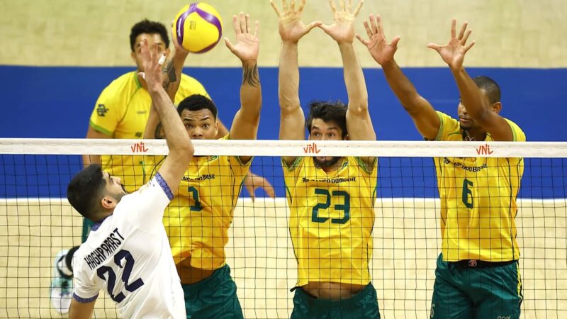 Brasil x Bélgica na Liga das Nações Masculina de vôlei: onde assistir e horário