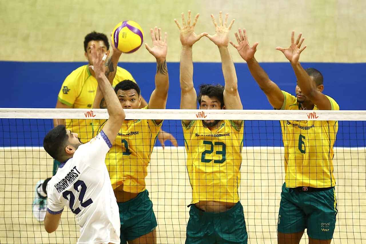 Brasil x Bélgica na Liga das Nações Masculina de vôlei: onde assistir e horário