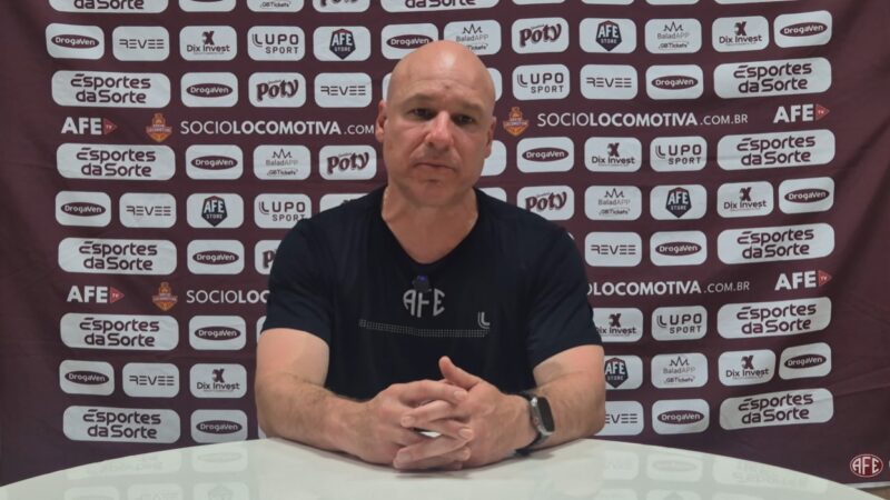 Corrêa lamenta empate da Ferroviária com Santa Cruz: “Deixamos dois pontos”