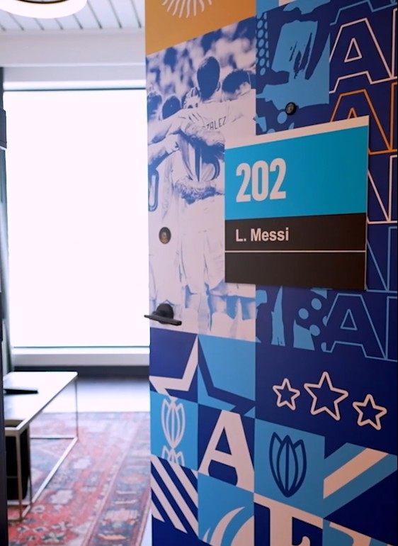 Veja o quarto onde Messi vai ficar na Copa do Mundo de 2026