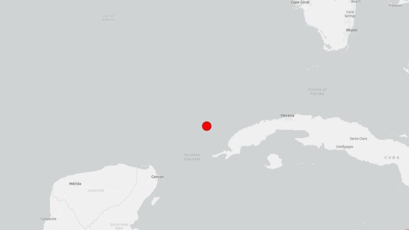 Terremoto de magnitude 6,1 no Golfo do México é sentido em Havana