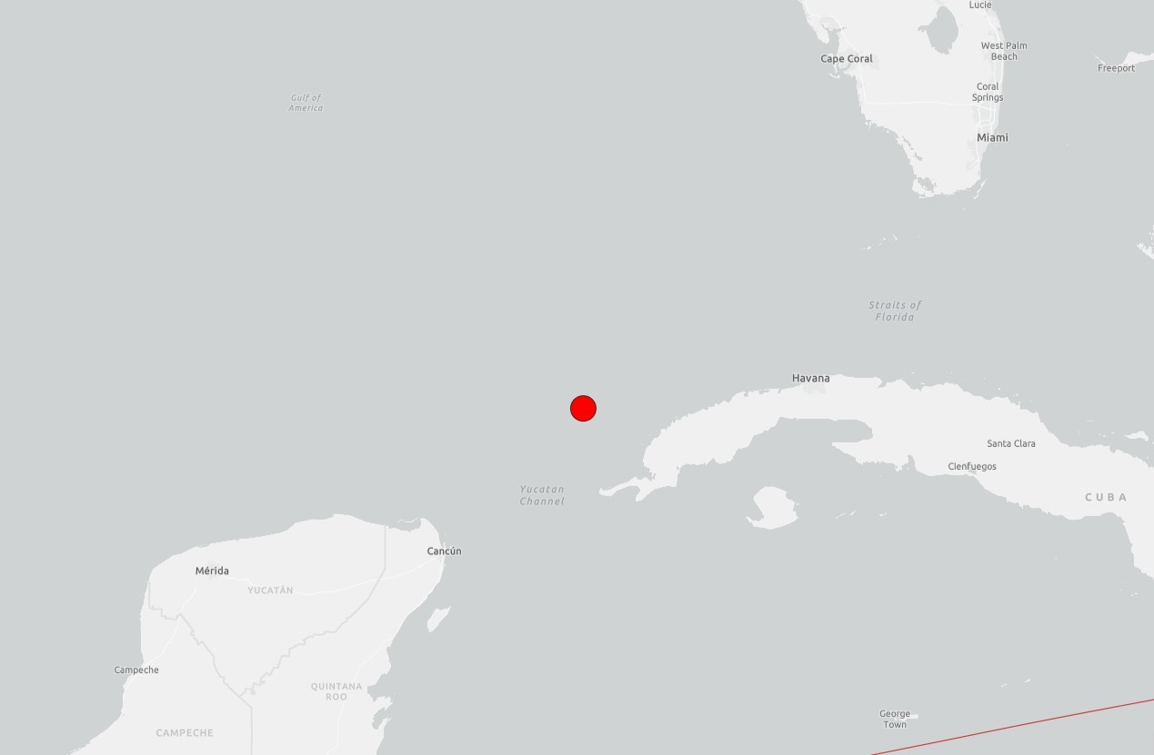 Terremoto de magnitude 6,1 no Golfo do México é sentido em Havana