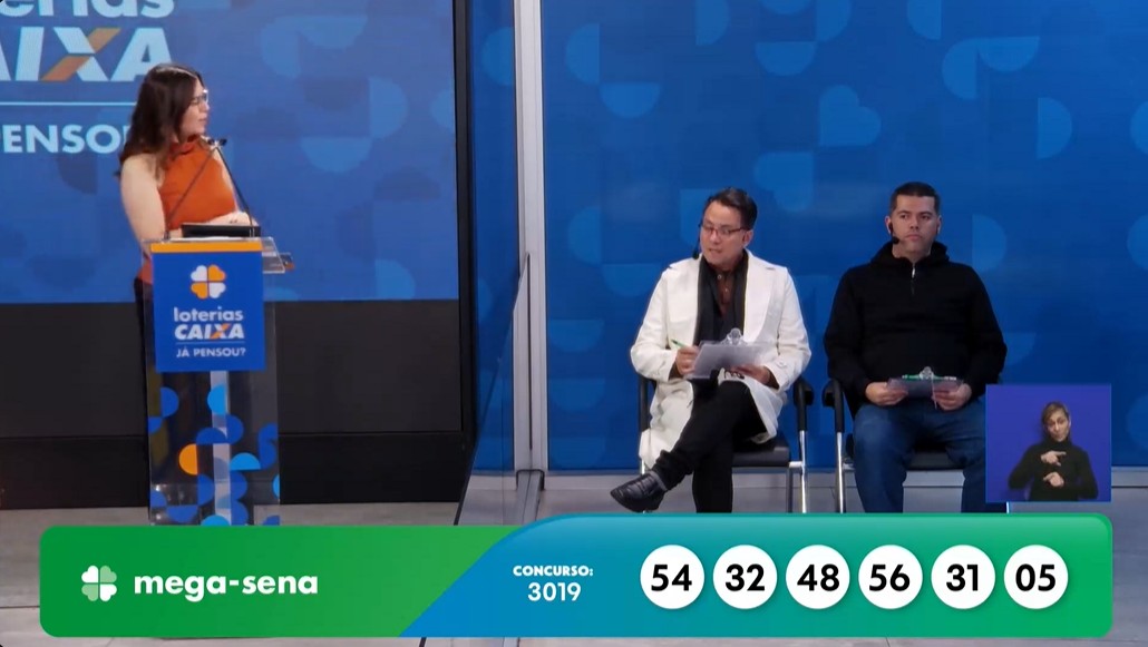 Mega-Sena, concurso 3019: confira os números sorteados
