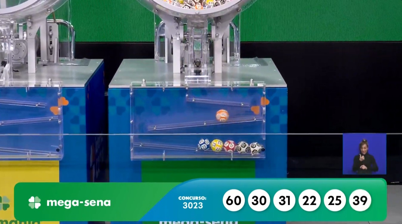 Mega-Sena, concurso 3023: confira os números sorteados